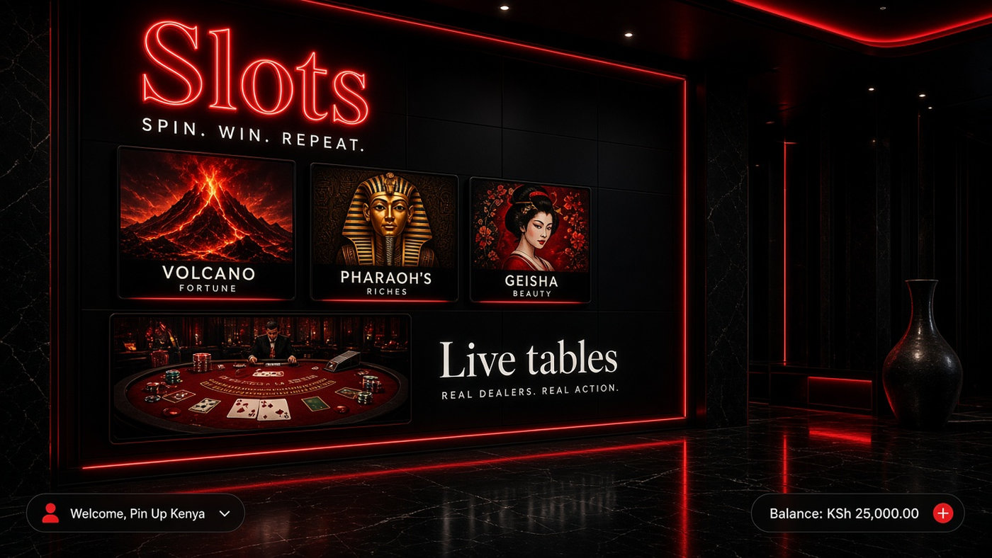 Pin Up game selection screenshot